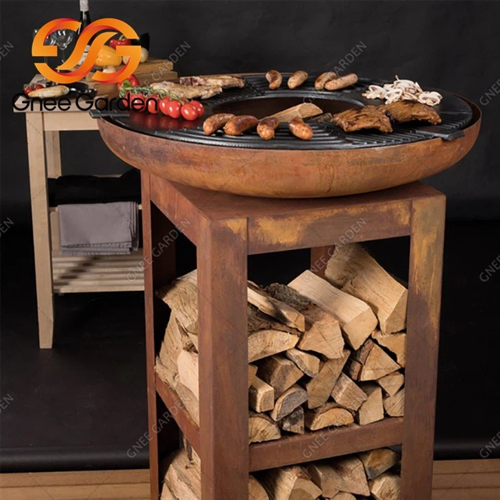 corten steel backyard grill bbq3