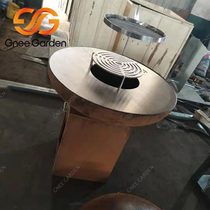 corten steel backyard grill bbq2