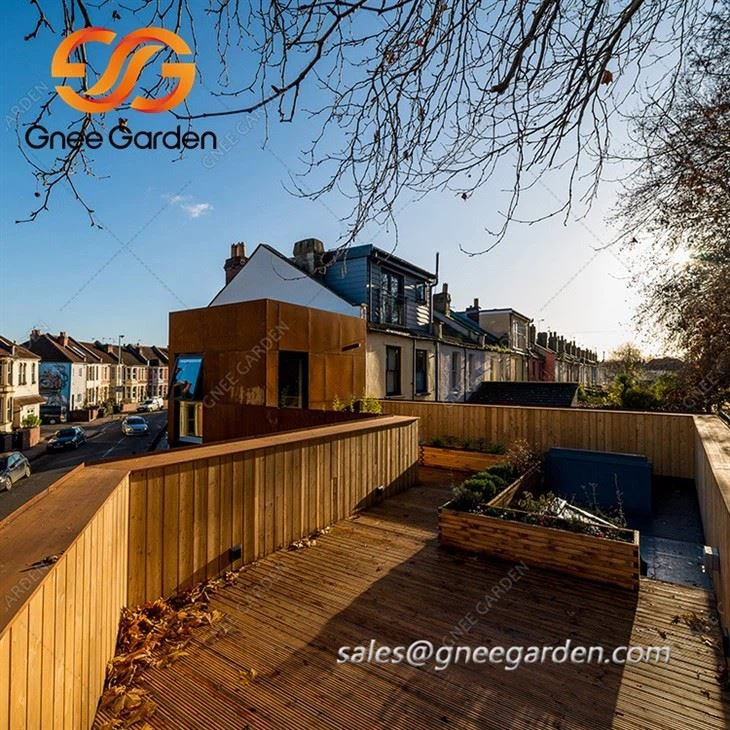 Corten clad home designed