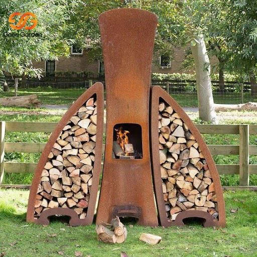 High Efficiency Wood Fireplace