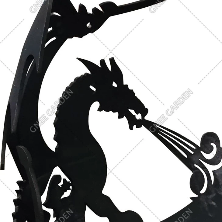 Manufacturer Hollow Metal Ball Corten Steel Fire Pit Sphere