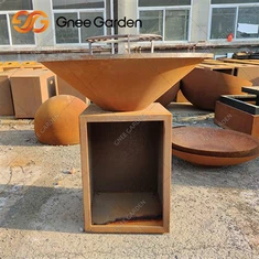 شواية باربيكيو براسيرو خارجية مع طبق للطهي