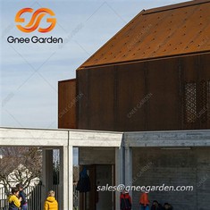 تكسية الواجهات بألواح Cor-Ten