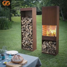 مدفأة خارجية قائمة بذاتها من الفولاذ من كورتين