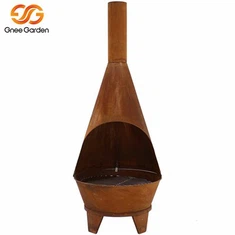 مدفأة كورتن ستيل المحمولة