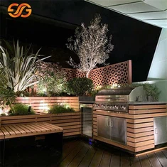 شاشة الخصوصية الخارجية Corten Steel Screen