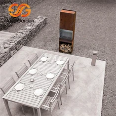 مكان مدفأة كورتين وود في الهواء الطلق