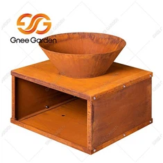 التجوية الصلب حفرة النار في الهواء الطلق