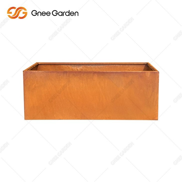 Corten Steel Trough Planter