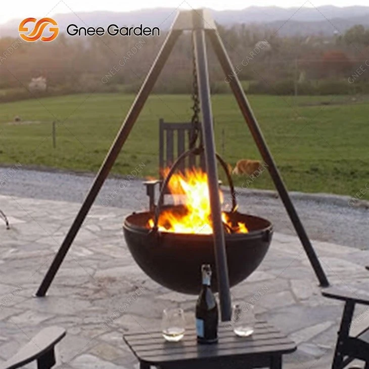 Outdoor Cooking Corten Steel Charcoal Bbqs
