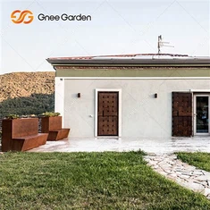 مقاعد الفناء للأثاث الحديث من Corten Steel